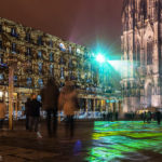 Lichtinstallation Cologne Time Drifts