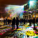 Lichtinstallation Cologne Time Drifts