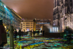 Lichtinstallation Cologne Time Drifts