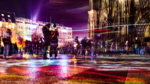 Lichtinstallation Cologne Time Drifts