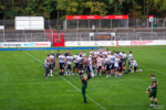 Die Spieler der Berlin Rebels feiern ihren Sieg