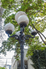 Alte Straßenlampe in der Spiesergasse