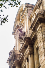 Außenfassade vom Innenhof des Justizgebäude Reichenbergerplatz