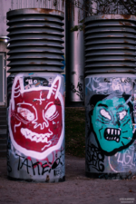 Streetart im August-Sander-Park Streetart im August-Sander-Park