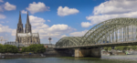 Kölner Dom mit Hohenzollernbrücke
