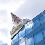 Eiswaffelskulptur am Neumarkt